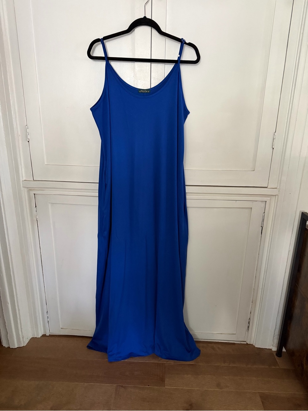 Blue Slip Maxi Dress - Unbranded